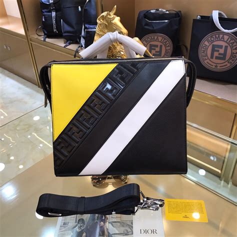 fendi men messenger bag|Fendi shoulder bag men's.